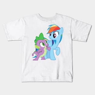 Rainbow Dash and Spike Kids T-Shirt